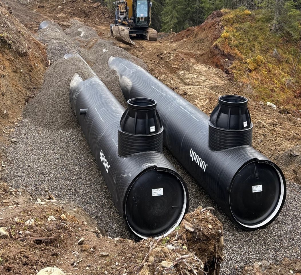 Fordrøyningsanlegg til hyttefelt