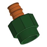 Uponor ProPEX® lead-free (LF) brass adapters
