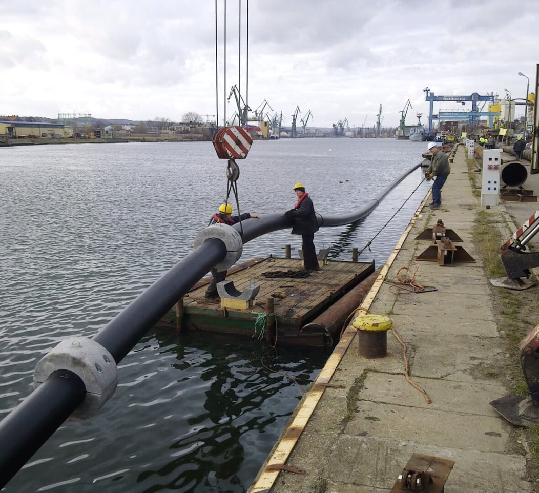 Transport solanki - rurociągi technologiczne 