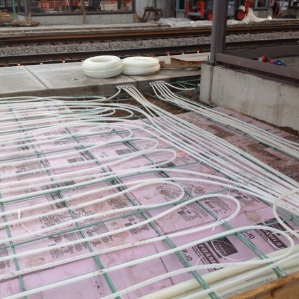 Uponor PEX Melts Winter Worries at Connecticut Train Station