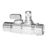 Copper valved manifold accessories - Ball and balancing  valve copper adapter