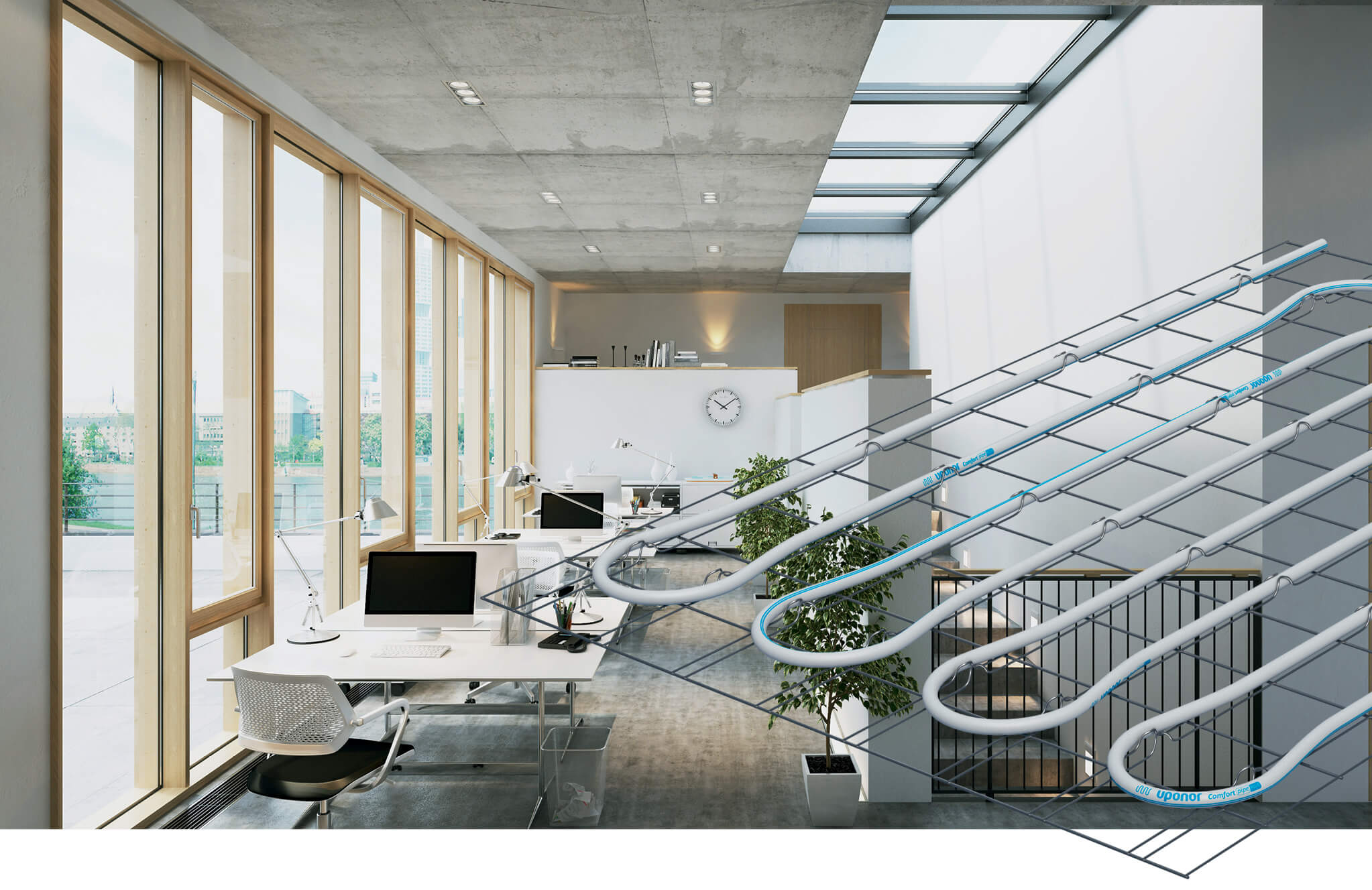 Uponor Contec épületszerkezet-temperálás