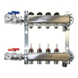 Stainless-steel manifold assembly, 1" with flow meter