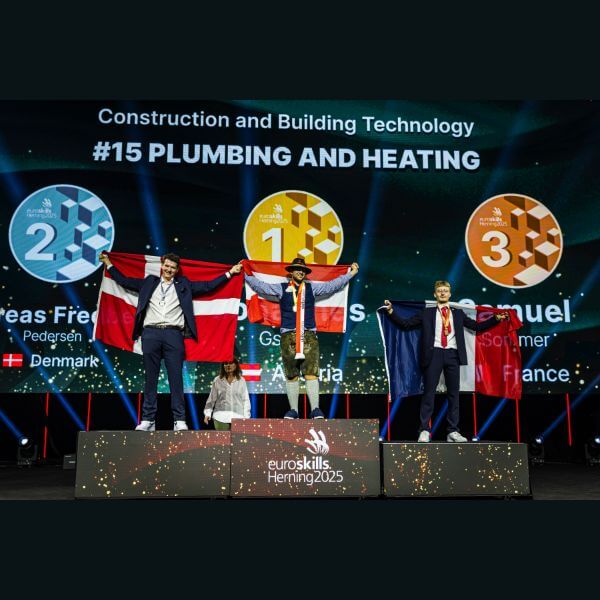 GF ondersteunt de volgende generatie installateurs op EuroSkills 2025 
