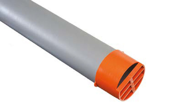 Purkutulpan oranssi väri erottuu hyvin maastosta ja nopeuttaa sen paikantamista tarkastus- tai huoltokäynnillä.