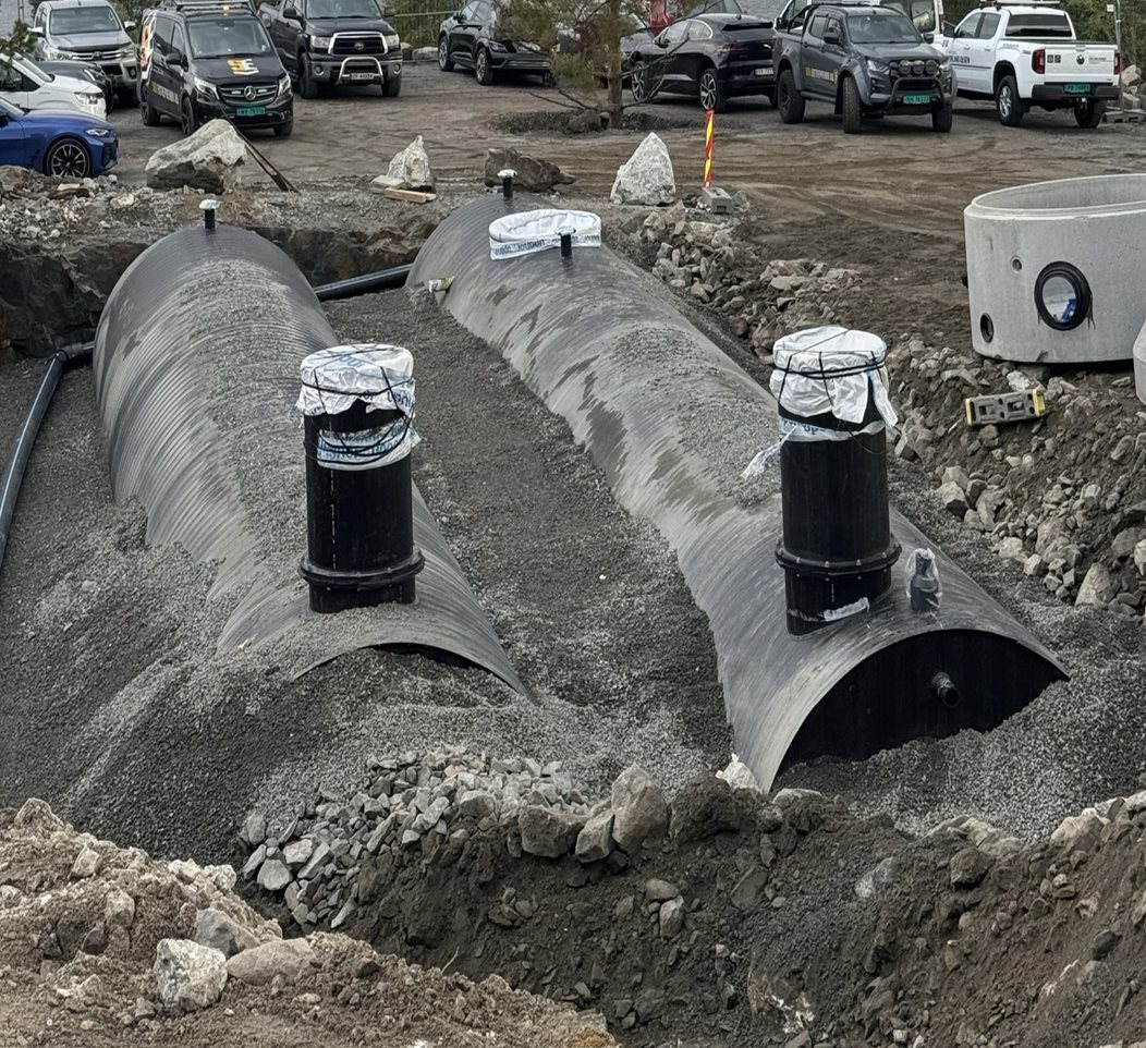 Brannvannstanker på 108 m³ til Kragerø Resort