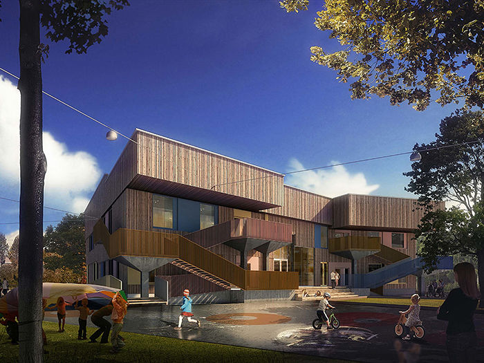 Päiväkoti rakentuu energiapaaluilla