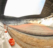 Ogrzewanie murawy Stadionu Miejskiego GKS Tychy