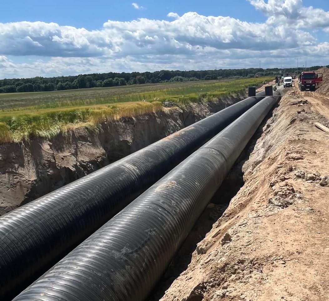 Retention tanks for the Jaworzyna Economic Activity Zone