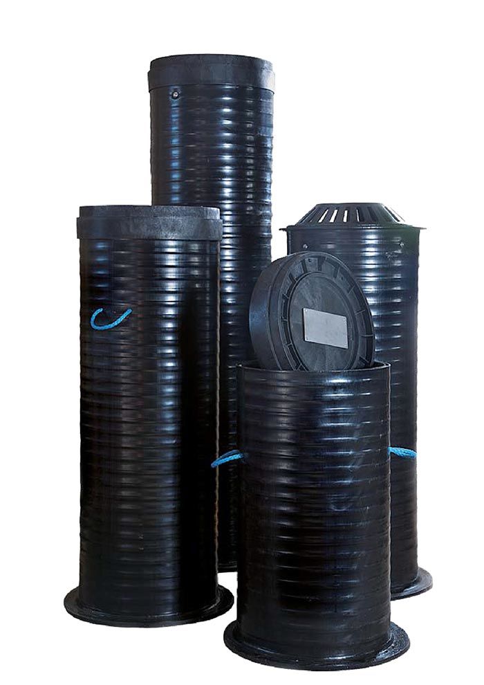 Peltosalaojan tarkastuskaivojen helppo asennettavuus on varmistettu pienillä, mutta tärkeillä yksityiskohdilla.