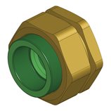 Uponor PP-RCT brass unions (socket fusion)