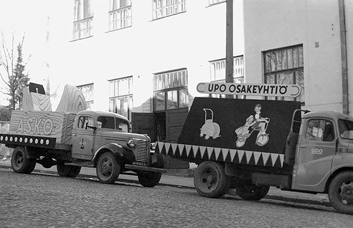 Upo Osakeyhtiö perustettiin 1938.