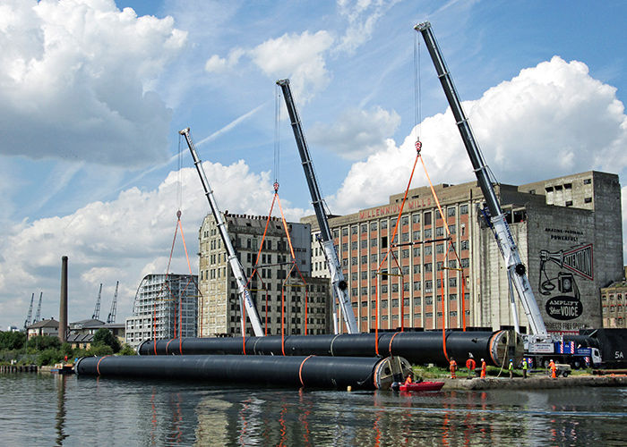 Weholite installerat i London