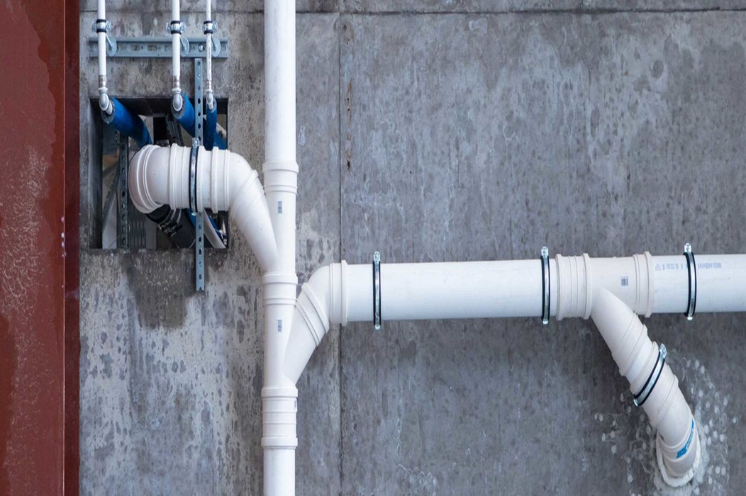 Uponor Decibel suppresses sound from the waste water in Gothenburg