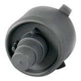 Single EPDM rubber end caps