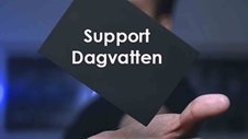 Support för hantering av dagvatten