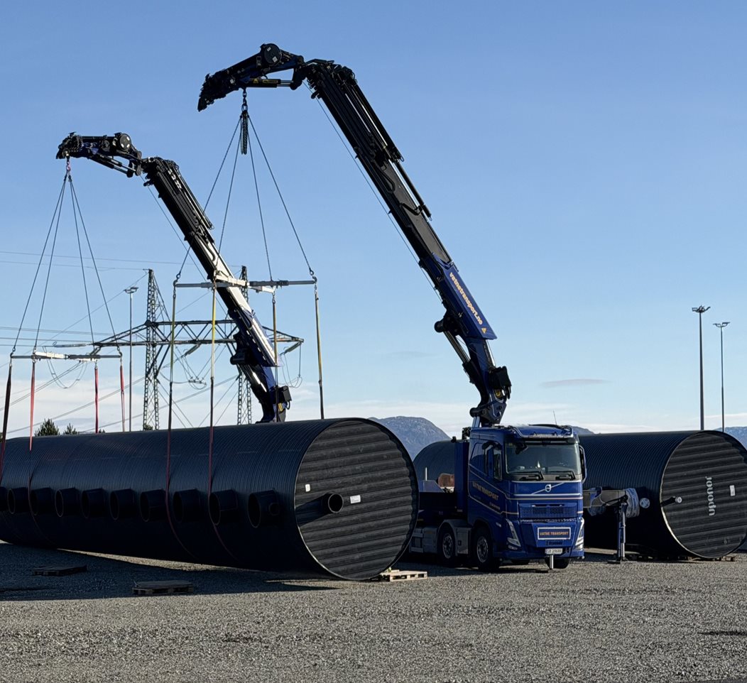 Sedimenteringstank og slamtank til avløpsrenseanlegg