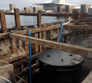 Intake pipeline for seawater in Copenhagen Harbour