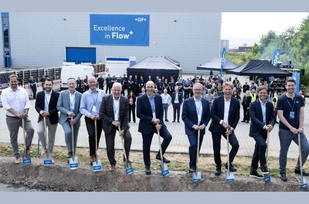 Groundbreaking Logistic Hassfurt Germany | Uponor