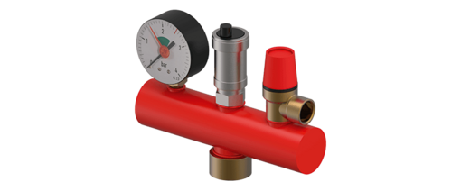 Uponor Fluvia safety set for boiler (powder-coated)