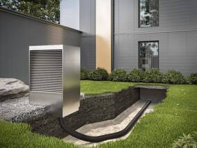 Heating and cooling networks + warm tap water supply