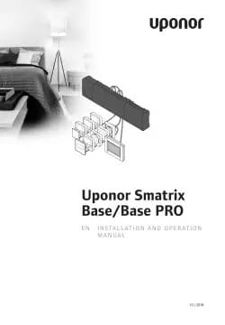 Uponor Smatrix Base and Base PRO manual