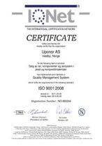 Uponor ISO 9001:2008 IQNet QMS_sertifikat