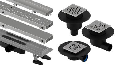 Uponor Aqua Ambient odtoki + tuš kanalete + rešetke