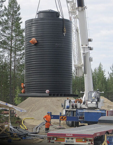 Weholite alkalisation plant in Kuhmo, Finland.