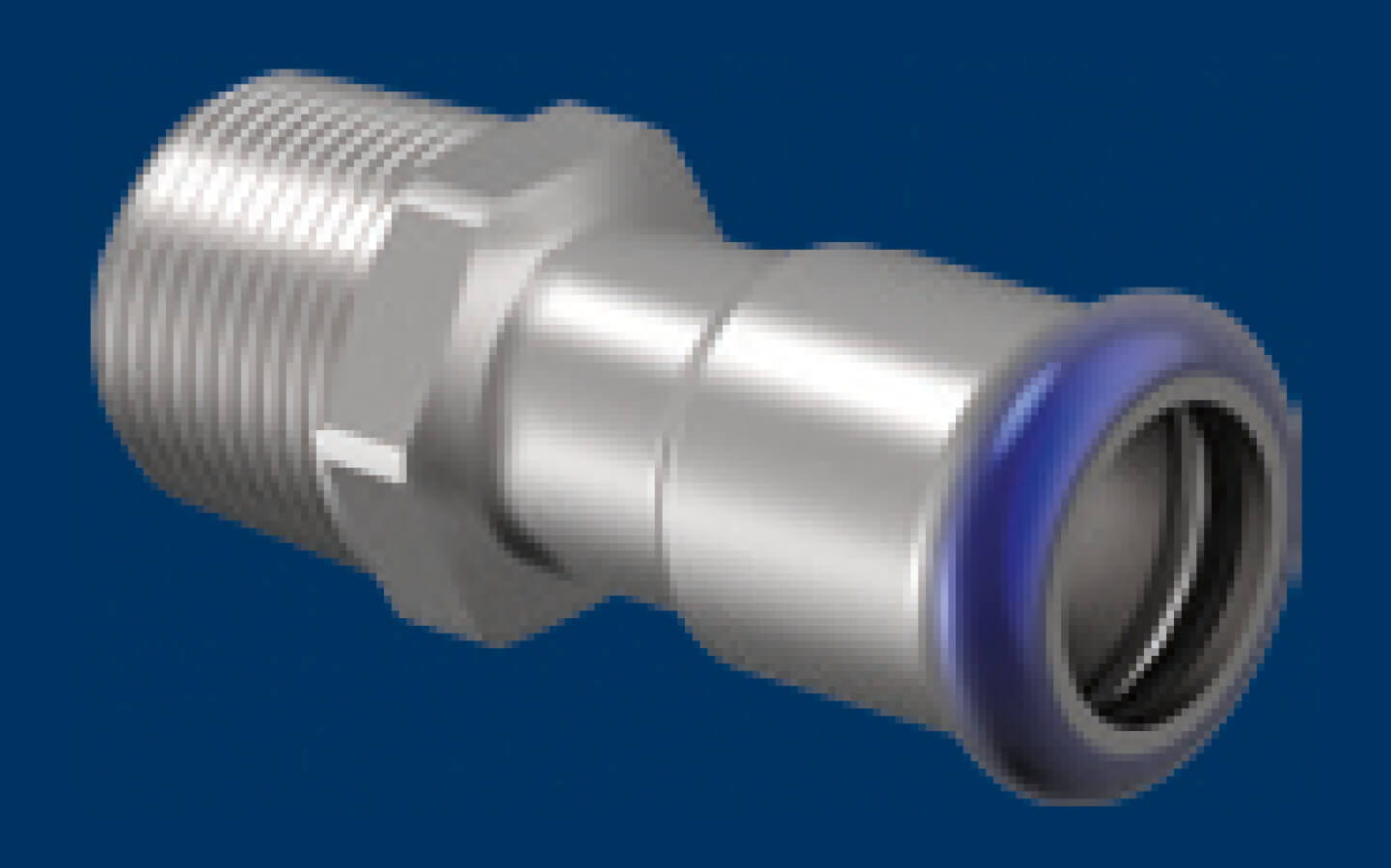 Uponor INOX adapter male and female thread