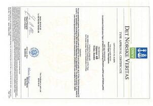 Typgodkännande DNV K-5370 (Uponor PEX, Uponor evalPEX, Uponor pePEX)