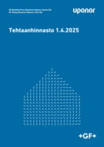 Uponor Tehtaanhinnasto 1.4.2025