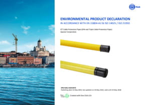 Environmental-Product Declaration (EPD) - DW and Tripla Cable Protection Pipes