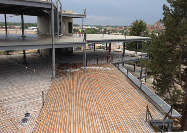 Colorado State University features Uponor commercial radiant heating and cooling system; Ft. Collins, CO