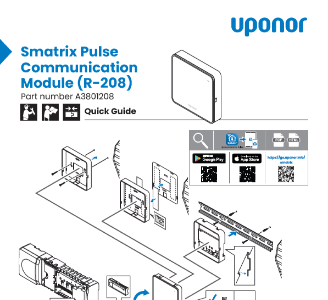 Smatrix Pulse Communication Module (R-208) | Quick Guide