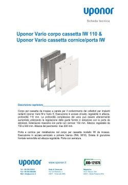 Uponor Vario Cassetta IW 110