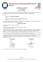 Uponor Plancher Chauffant Certificat Dalle Plane Acoustique PSE