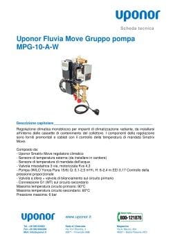 Uponor Fluvia Move Gruppo pompa MPG 10 A W