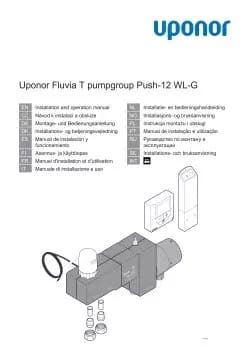 Uponor Fluvia T pumpgroup Push 12 WL G