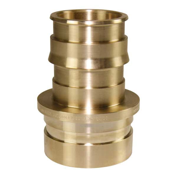 ProPEX Roll-groove Fitting Adapter; Adapter; Roll-groove; IPS; 2" PEX Brass; 2" IPS Roll Groove; LFV2962020; lfv2962020