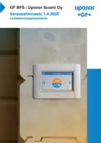 Lattialämmityksen varaosaluettelo 1.4.2025