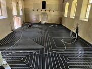 Īles luterāņu baznīcas atjaunošanas darbi un siltās grīdas ierīkošana