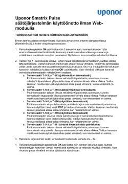 Smatrix Pulse -säätöjärjestelmä ilman web-moduulia