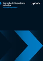 Uponor Beskyttelsesbrønd for boring datablad DK