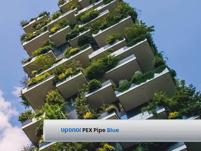 Primele țevi  PEX bio-based* din lume