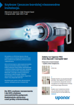 Głowice Uponor Q&E Rapid Seal  i Ekspander Q&E M12 Fuel