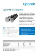 Uponor IQ-hulevesiputket