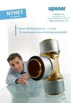 Brosjyre for Uponor Modulsystem 63-110 mm for MLCP (komposittrørsystem)