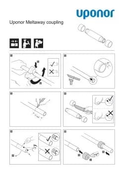 Racord Uponor Meltaway pentru topirea zăpezii și gheții