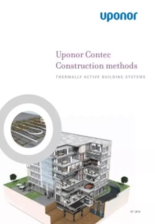 Uponor Contec przegląd konstrukcji stropów EN